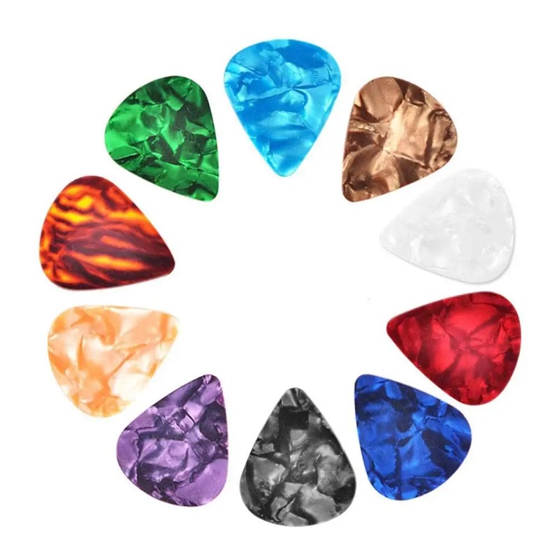 Electric Guitar Pick Pack - 10 buah Pick gitar Plectrum seluloid