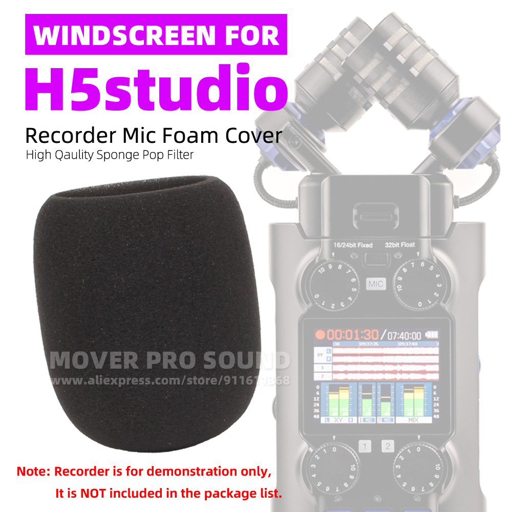 Recording Pop Filter - SnapVox Kompatibel Dengan ZOOM H5 STUDIO
