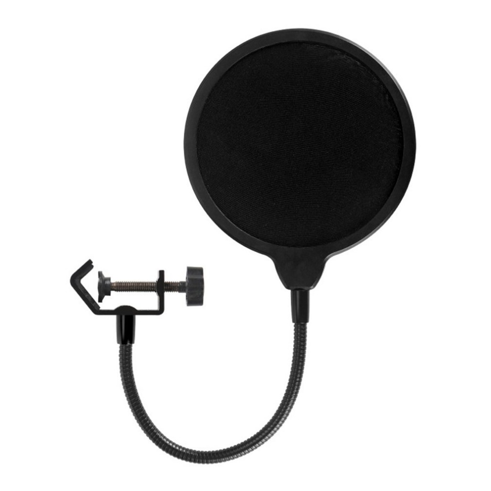 Recording Pop Filter - Lapisan Ganda Tahan Lama Kaca Depan