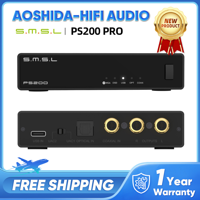 Music Audio Pro - SMSL PS200 PRO DAC Konverter Audio
