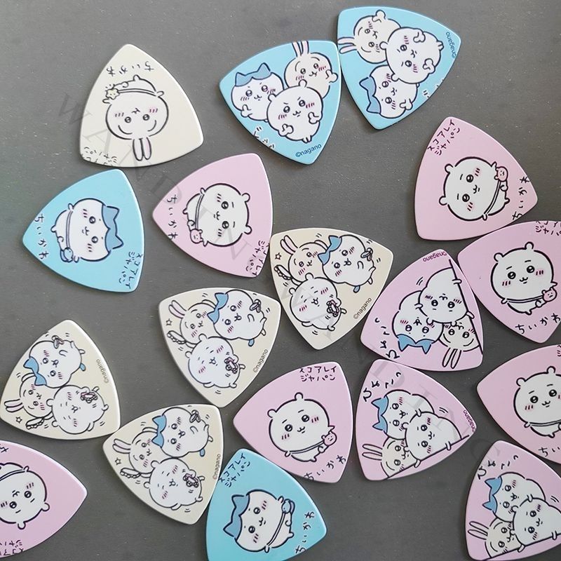 Electric Guitar Pick Pack - Ins Pick Gitar Segitiga Chiikawa Kartun