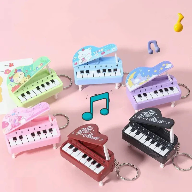 Audio Music Maker - Gantungan Kunci Piano Mini Lucu, Mesin