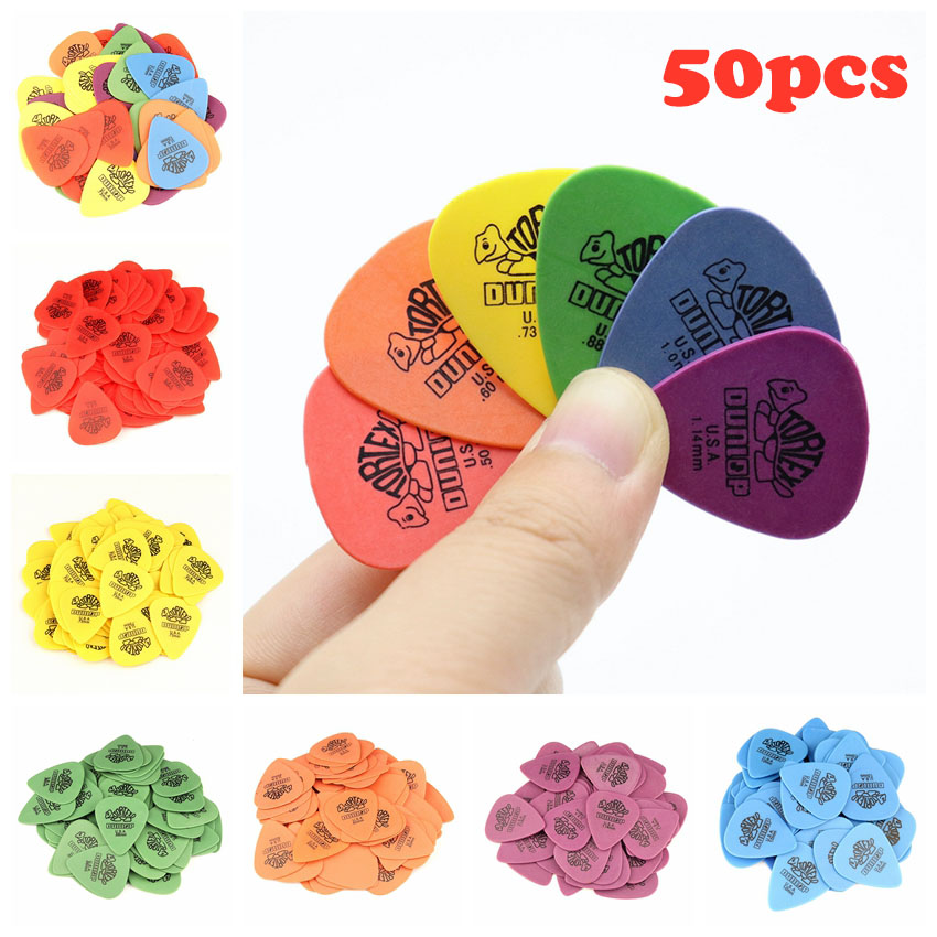 Electric Guitar Pick Pack - 50 Buah Pick Gitar Dunlop Aksesori