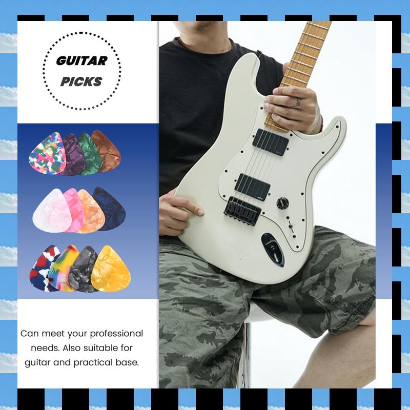 Electric Guitar Pick Pack - ABME 60 Pak Pick Gitar Warna-warni