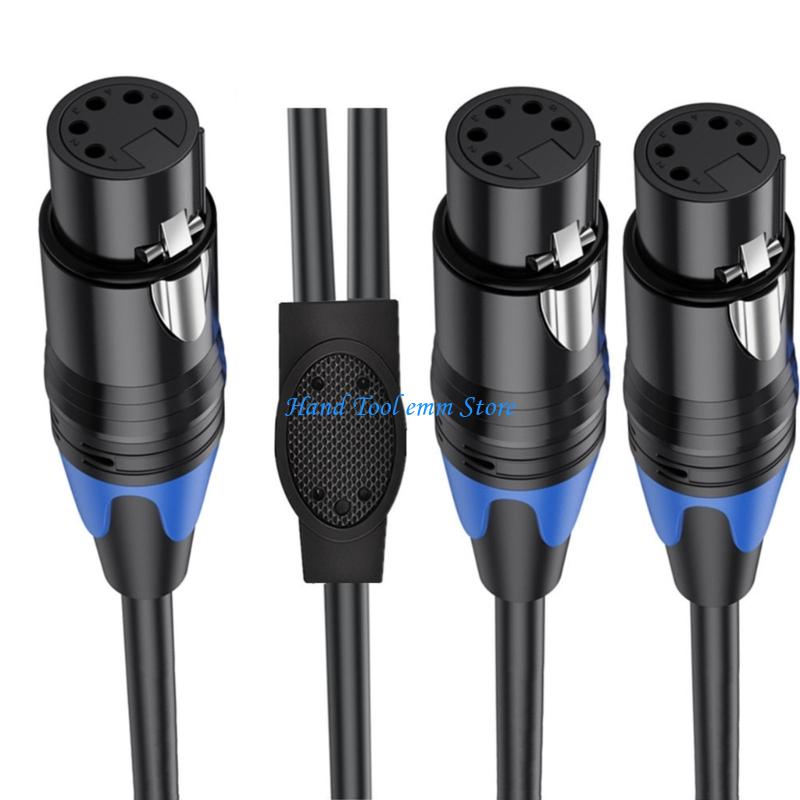 Audio And Music Splitter - H37F 5Pin Kabel XLR Profesional 5Pin