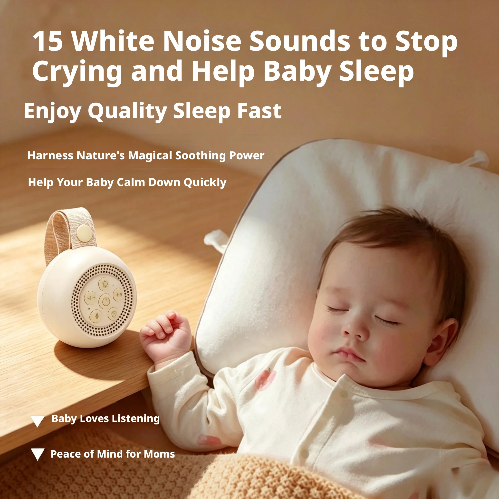 Audio Music Maker - Mesin Suara Putih untuk Tidur Bayi,