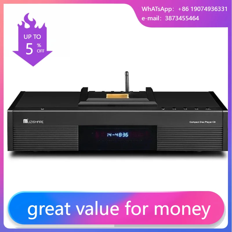 Audio Player With Youtube Music - C9 KSS-213Q Pemutar CD Profesional Canggih