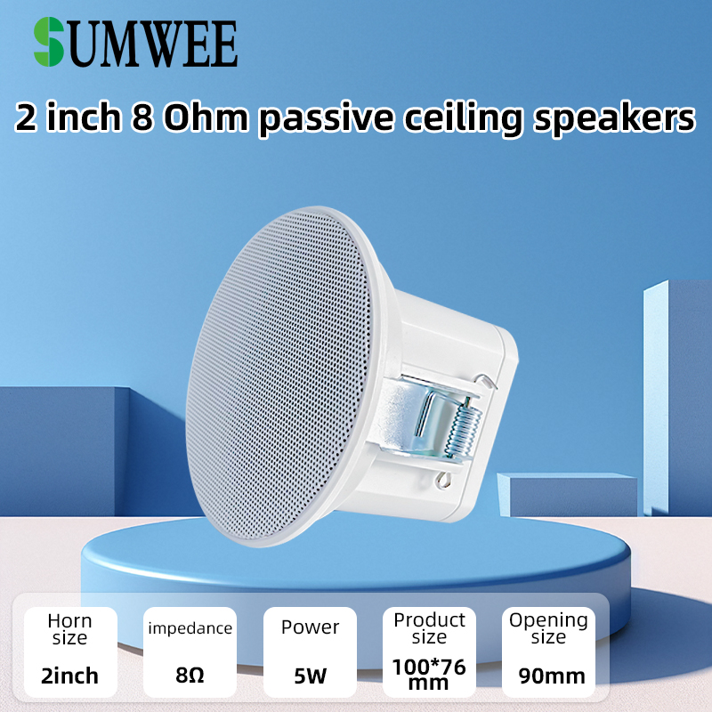 Audio Music Background - Speaker Langit-langit Mini 2 Inci 8