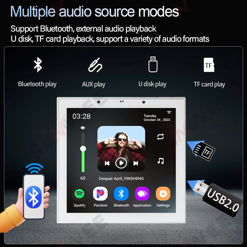 Amplifier Audio Bluetooth 4 In - Audio Music Background ulasan dan harga