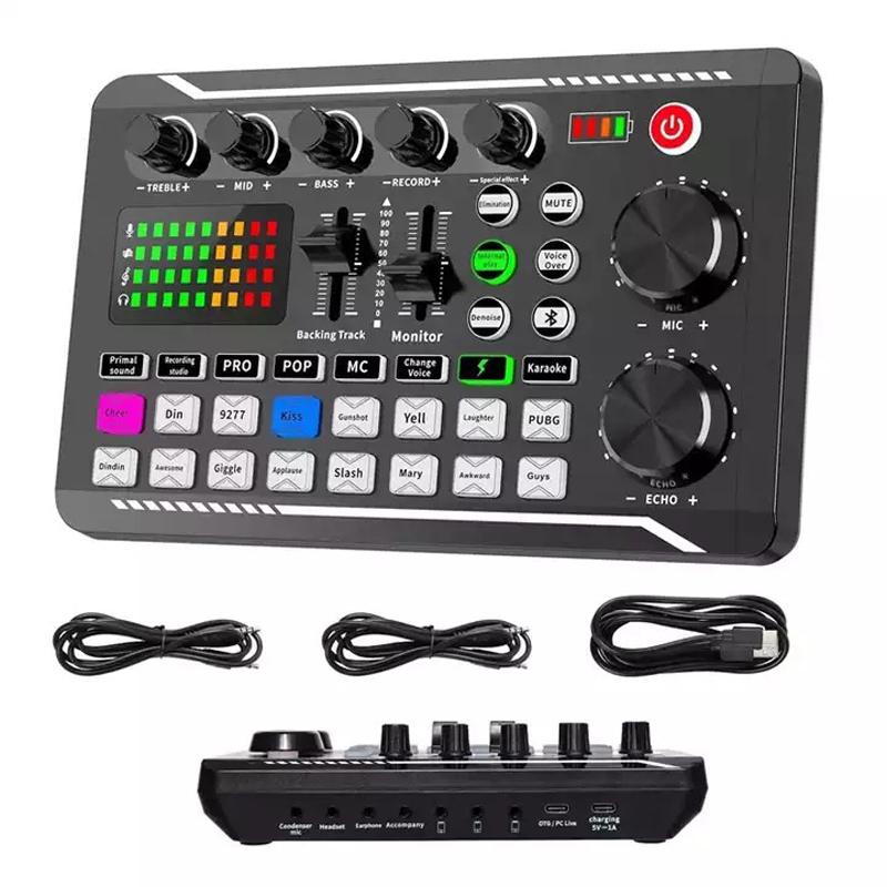 F998 Tuner Audio Kartu Suara L - Audio Music Voice Changer ulasan dan harga