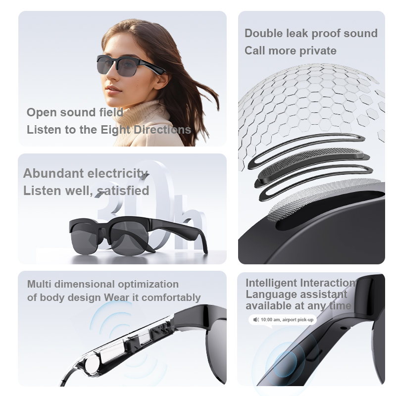 Kacamata Audio Pintar Bluetoot - Audio Music Arabic ulasan dan harga