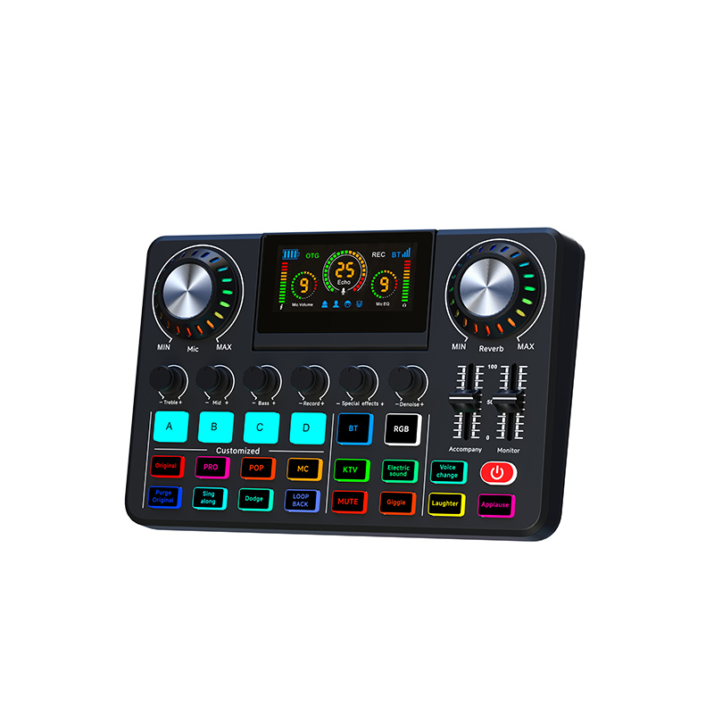 F668 Audio Mixer, Kartu Suara  - Audio Music Voice Changer ulasan dan harga