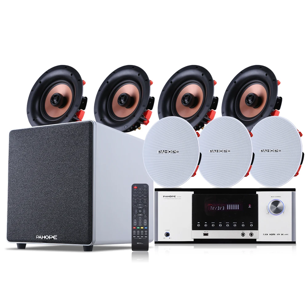 7.1 Set Speaker Plafon Home Th - Audio Music Background ulasan dan harga