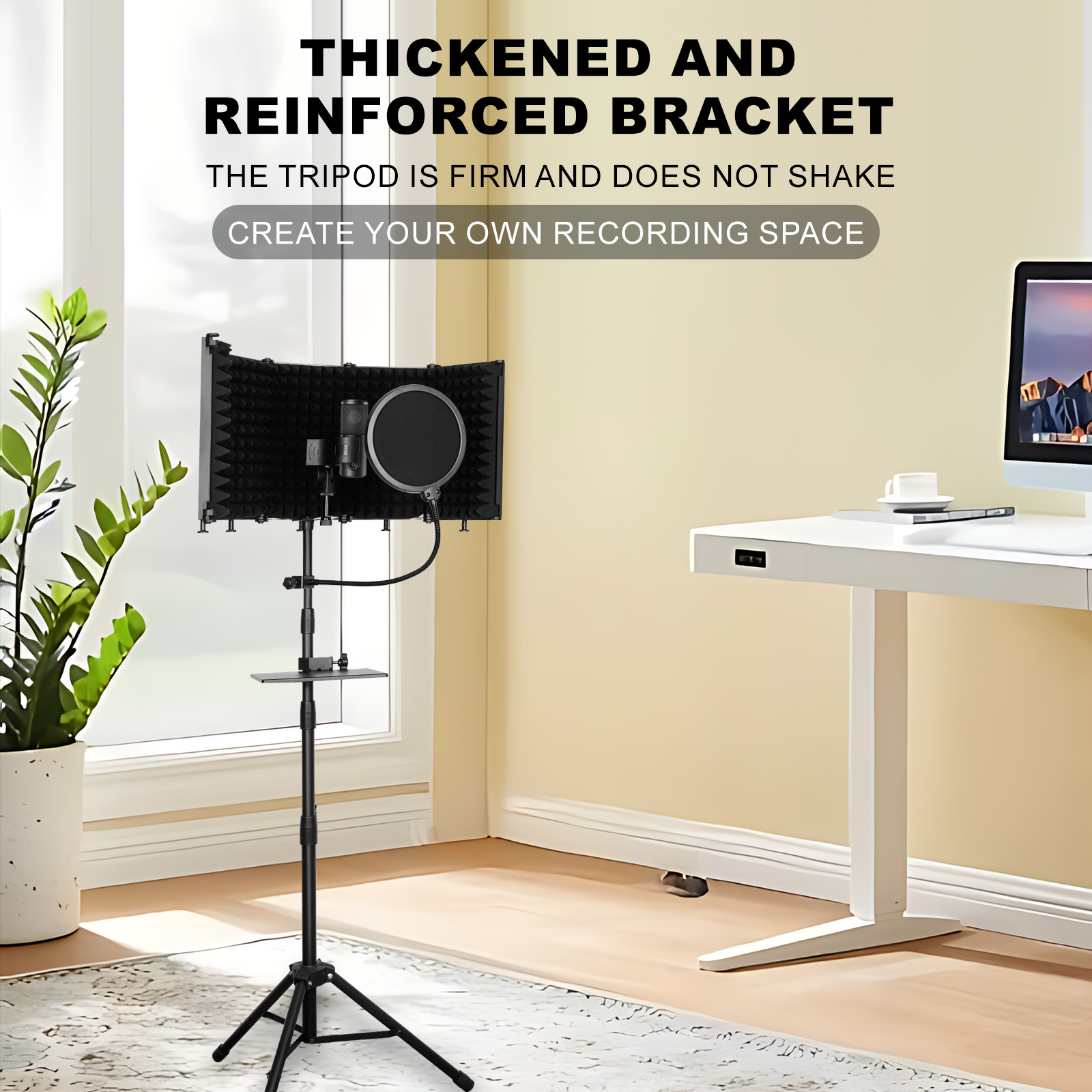 Bilik Isolasi Mikrofon Studio  - Recording Pop Filter ulasan dan harga