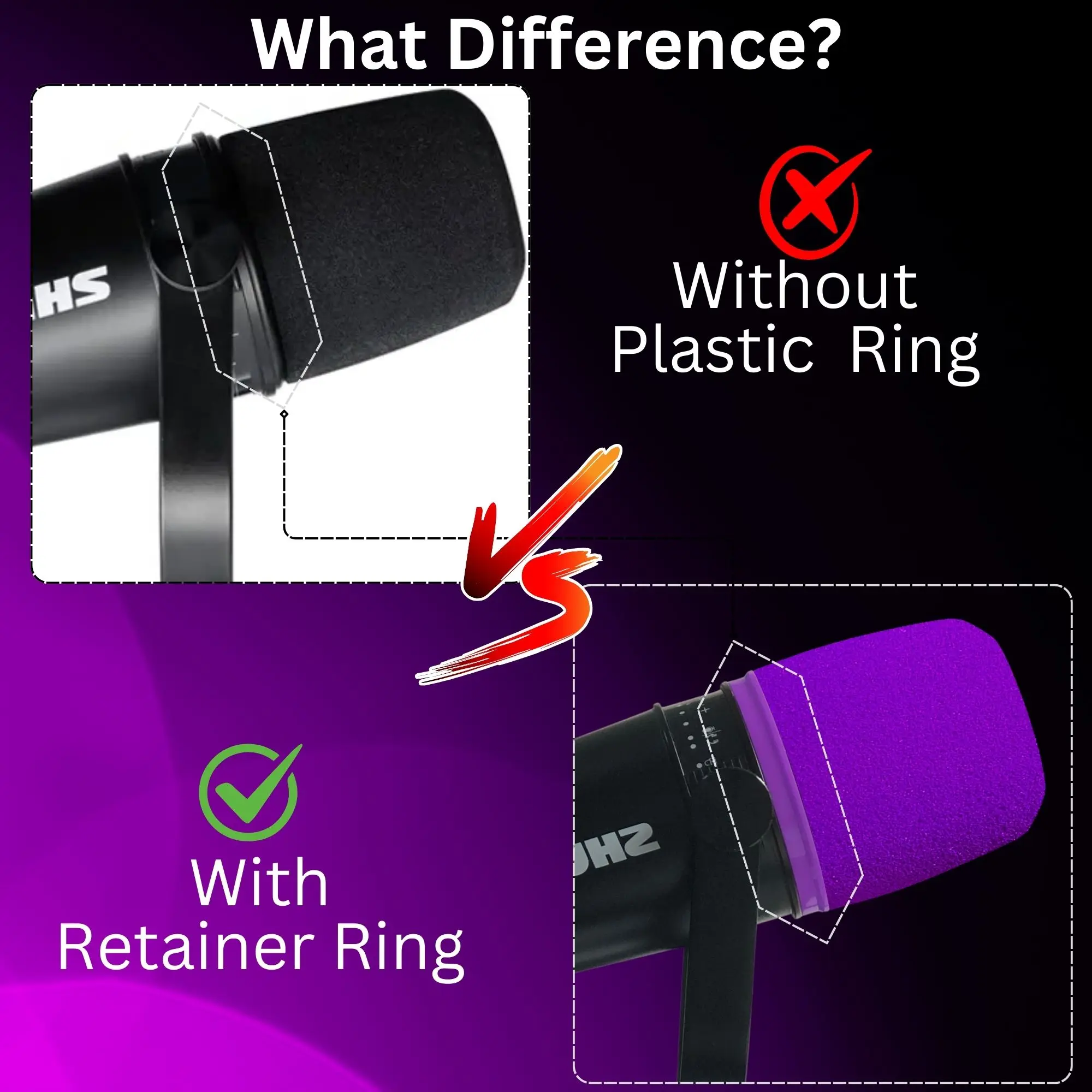 Busa MV7 untuk Mikrofon Shure  - Recording Pop Filter ulasan dan harga