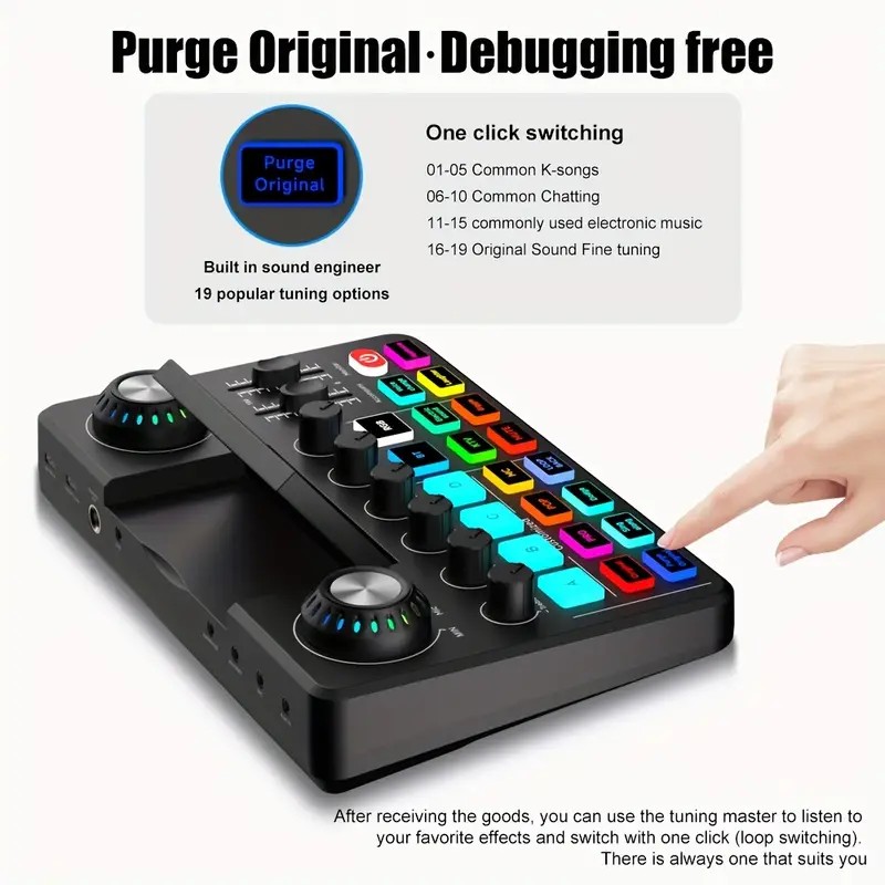 Mixer Audio, Kartu Suara Langs - Audio Music Voice Changer ulasan dan harga