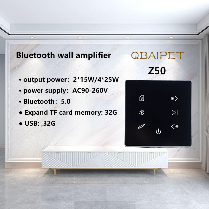 Amplifier Dinding Bluetooth, p - Audio Music Background ulasan dan harga