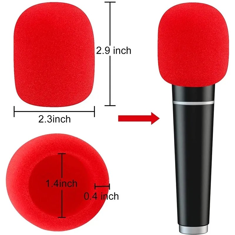 Sarung busa kaca depan mikrofo - Recording Pop Filter ulasan dan harga