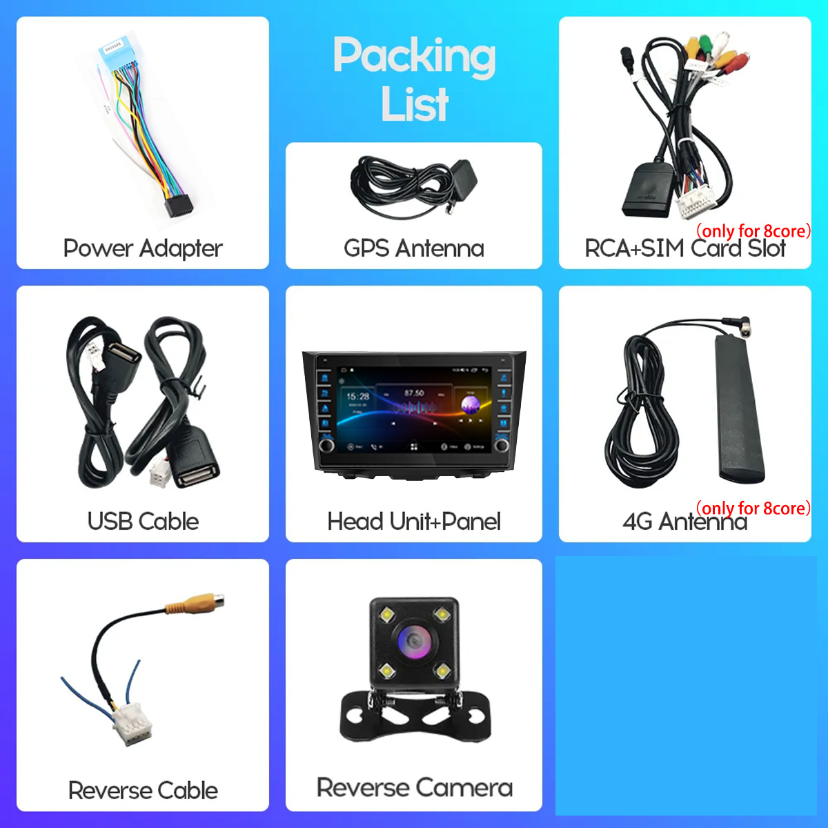 Radio Mobil Android 14 8G RAM  - Audio Music Arabic ulasan dan harga