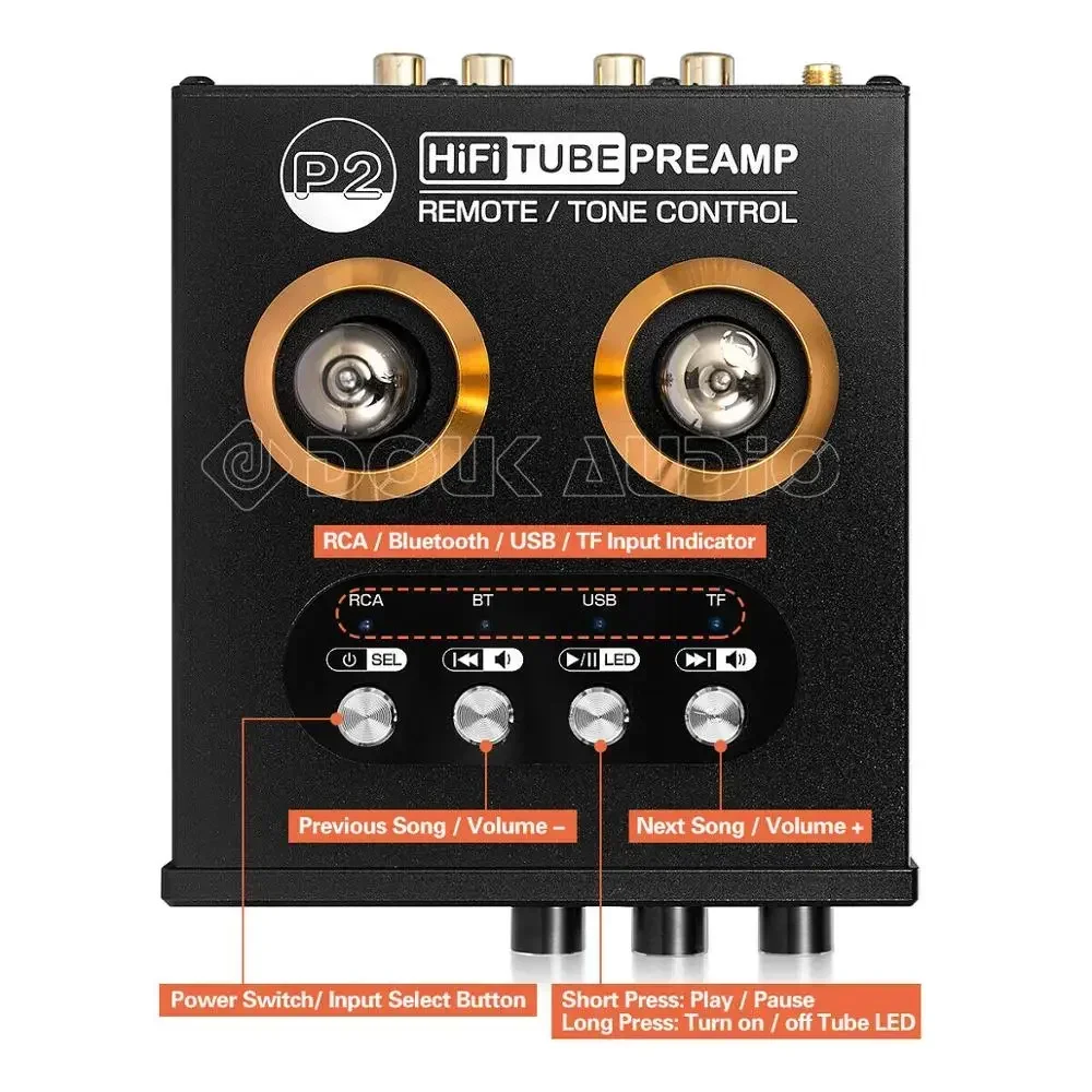 Douk Audio P2 HI FI Tabung Vak - Audio Player With Youtube Music ulasan dan harga