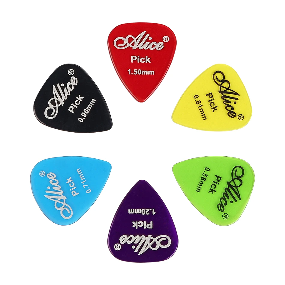 Alice AP-100H 100 Buah/Set Pic - Electric Guitar Pick Pack ulasan dan harga